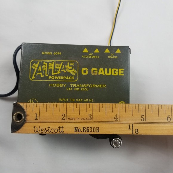 Vintage Atlas Hobby Transformer Power Pack Model 6099 O Gauge Parts Only Untest - Picture 6 of 12